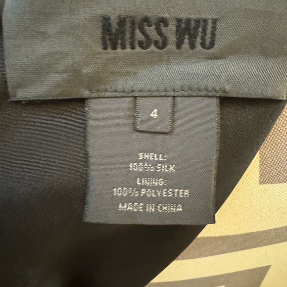 Miss Wu black feather dress - Picture 6 of 6